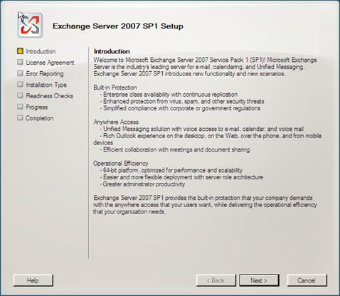 Microsoft Exchange Server 2007 Kurulumu