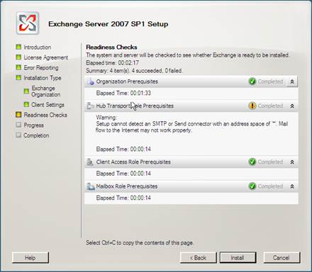 Microsoft Exchange Server 2007 Kurulumu