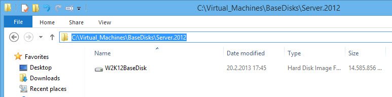 Hyper-V 3.0 ile Differencing Disk Taşıma
