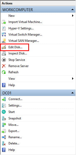 Hyper-V 3.0 ile Differencing Disk Taşıma