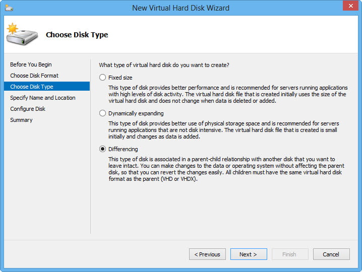 Hyper-V 3.0 ile Differencing Disk Kullanımı